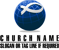 Christian Fish and Globe Logo