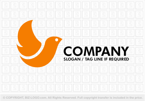 Logo 1831: Cute Bird Logo