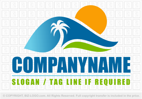 Logo 1626: Palm Tree Logo