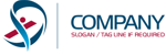 Jumping Man Ribbon Logo<br>Watermark will be removed in final logo.