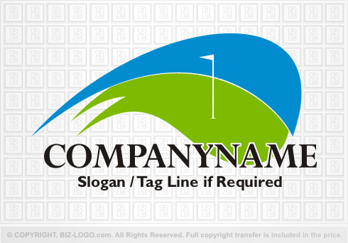 Logo 1721: Golf Green Logo