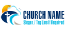 Cross and Swoosh Landscape Logo<br>Watermark will be removed in final logo.