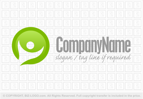 Logo 1184: Green Circle Logo