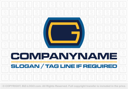 Logo 858: Bold Letter G Logo