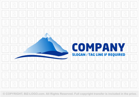 Logo 1435: Mountain Peak Logo