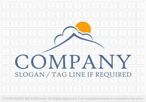 Logo 1424: Mountain Lines Logo