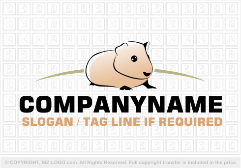 Logo 1746: Cute Hamster Logo