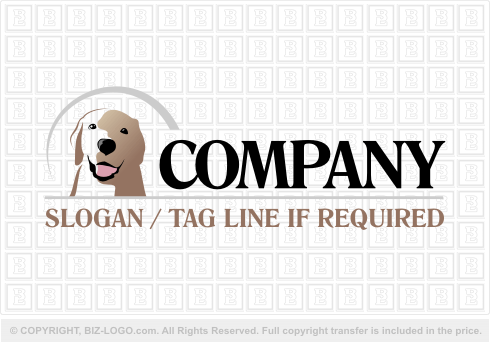 Logo 1781: Cute Dog Logo