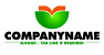 Leaf and Flower Logo