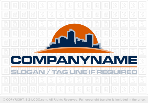 Logo 913: Cityscape Logo