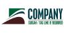 Swoosh landscaping logo