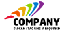 Rainbow Swoosh Logo<br>Watermark will be removed in final logo.