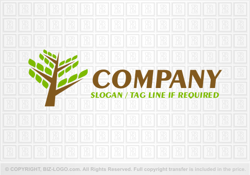 Logo 2140: Simple Tree Logo