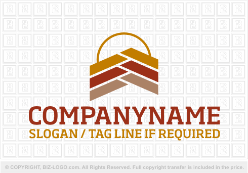 Logo 2410: Roof Tiles Logo
