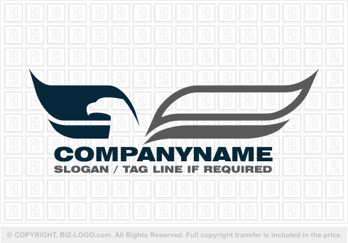 Logo 2635: Stylized Eagle Logo