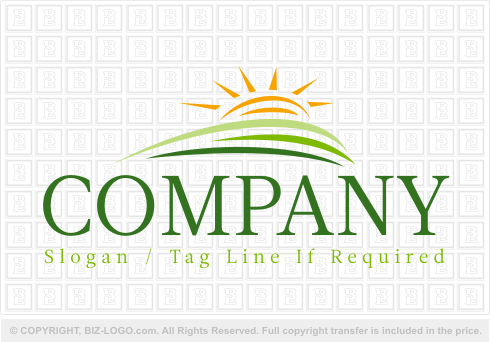 Logo 1622: Modern Landscape Logo