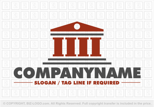 Logo 2331: Roman Facade Logo