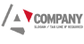 Letter A Logo with Red Arrow