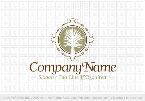 Logo 2126: Decorative Tree Logo