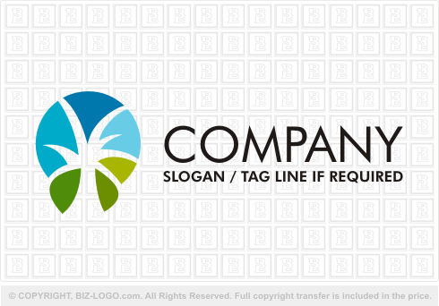 Logo 2665: Palm Trees Logo