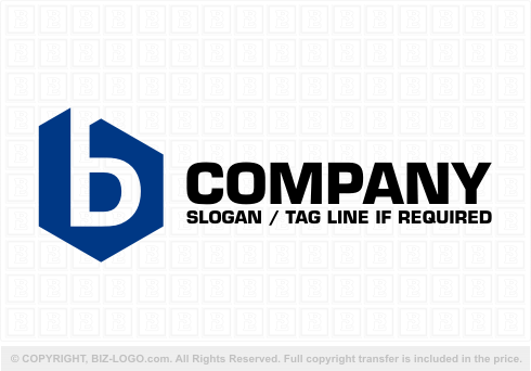 Logo 2939: B Hexagon Logo