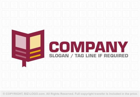 Logo 3494: Bookmark Logo