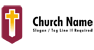 Simple Cross and Shield Logo