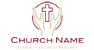 Cross and Hands Logo