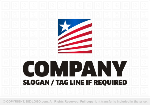 Logo 2875: American Flag Logo