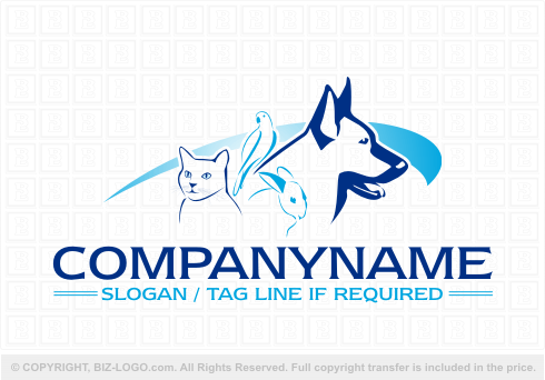 Logo 3471: Animal Family Logo