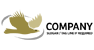Golden Eagle Flying Logo