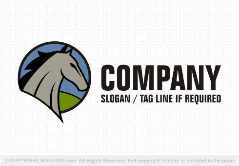 Logo 2674: Horse, Landscape Logo