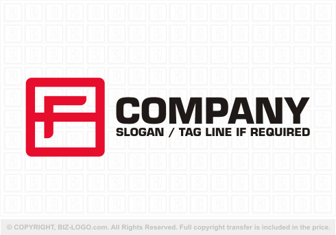 Logo 3001: Red F Outline Logo