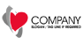 Swooshes and Heart Logo<br>Watermark will be removed in final logo.
