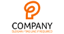 Letter P Line Logo