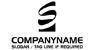 Black and White S Logo