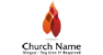 Cross and Flames Logo