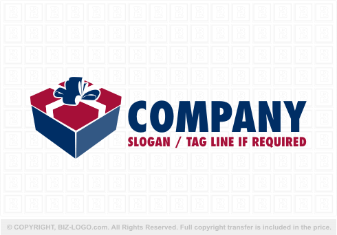 Logo 3643: Gift Box Logo