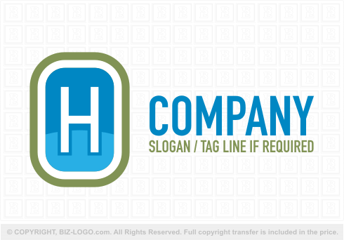 Logo 4465: White H Logo