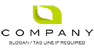White and Green Leaves Logo