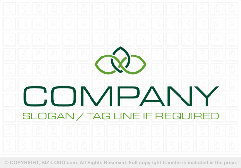 Logo 4313: Leaf Chain Logo