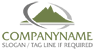 Logo with Mountain and Swooshes