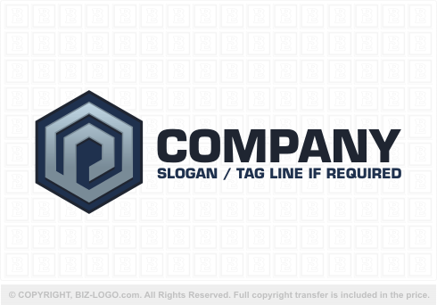 Logo 4479: Hexagonal P Logo