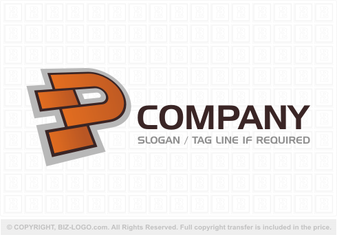 Logo 4484: P Construction Logo