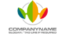 Connected Leaves Logo