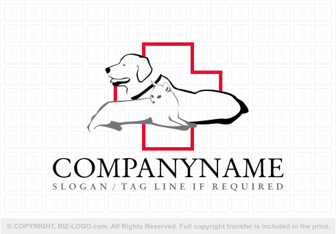 Logo 4446: Pets Hospital Logo