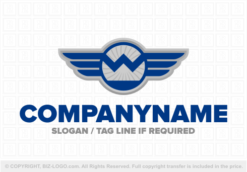 Logo 4366: Winged W Logo