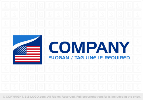 Logo 4773: USA Flag Logo