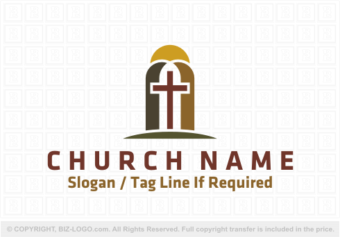 Logo 4909: Church Building Logo