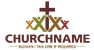 People and Cross Logo Design